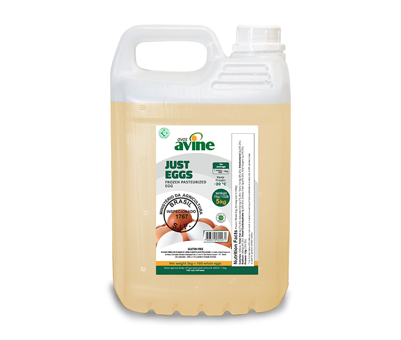 Just Egg Pasteurized Whole Egg 5KG Plastic Gallon
