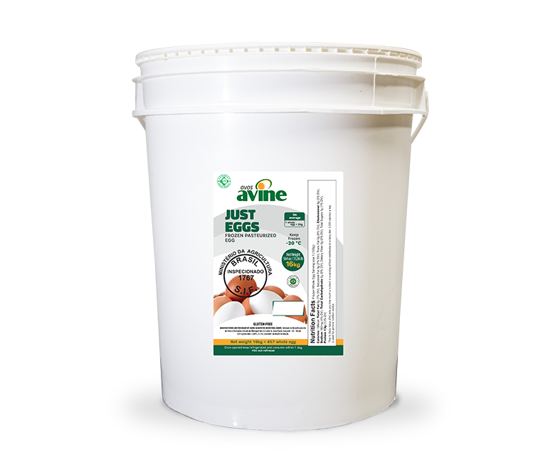 Just Egg Pasteurized Whole Egg 16KG Plastic Pail